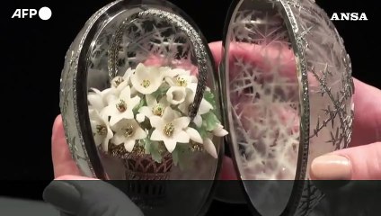 All'asta "The winter egg", l'uovo di Faberge'. Vendita stimata per 20 milioni di sterline