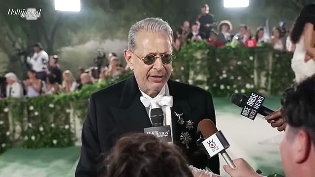 Jeff Goldblum Details Upcoming Netflix Project 'Kaos' at the 2024 Met Gala | THR Video