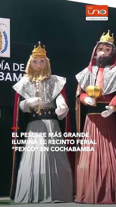 El pesebre más grande ilumina el Recinto Ferial