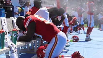 Trump Thinks Booing Players Who Kneel for National Anthem Is Acceptable | THR News