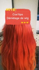 Cosplay tip’s le démêlage de wig