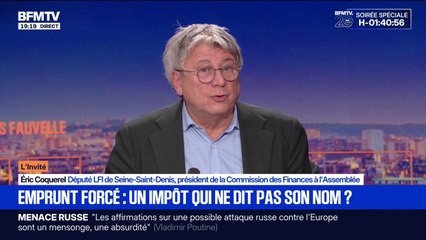 Budget: Éric Coquerel (LFI) "a peur" de l'utilisation du 49.3 pour faire adopter le texte