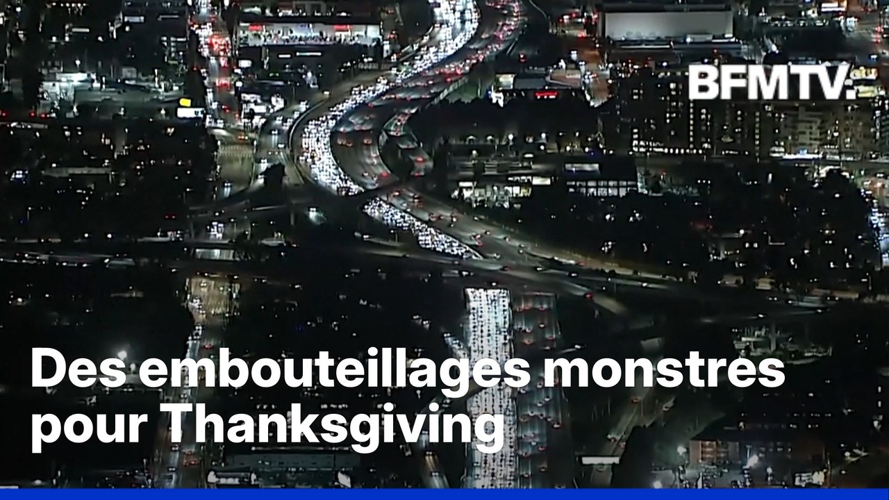 Des embouteillages monstres à Los Angeles pour le week-end de Thanksgiving