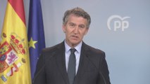 Feijóo convoca una concentración del PP 