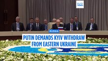 Putin demands Kyiv withdraw from eastern Ukraine and ‘promises’ not to attack Europe