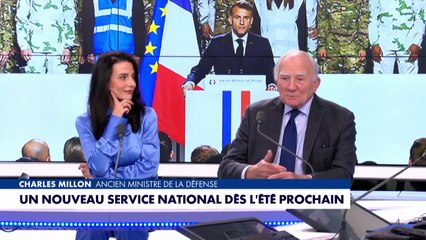Punchline - 3000 jeunes pour le service national ? «Il en faudrait plutôt 100 000» tranche l'ex-ministre C.Millon