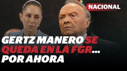 Sheinbaum habla sobre posible renuncia de Gertz Manero a la FGR | Reporte Indigo