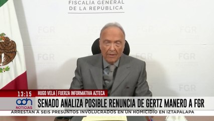 ¿Se va Gertz Manero? Senado analiza su posible renuncia a la FGR