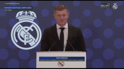 Discurso completo de Kroos en la entrega de la Cruz de caballero de la orden del mérito de Alemania