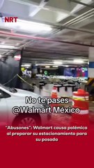 🎄 Walmart quedó en el centro de la polémica luego de que usuarios grabaron cómo empleados preparaban el estacionamiento de una de sus tiendas para realizar ahí su posada.