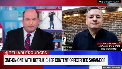 Ted Sarandos on Netflix Viewership: "Viewing Is Up" | THR News