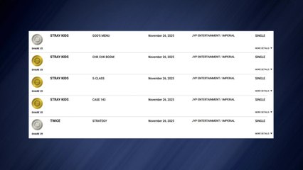 스키즈·트와이스, 미국 레코드산업협회 플래티넘 인증 / YTN