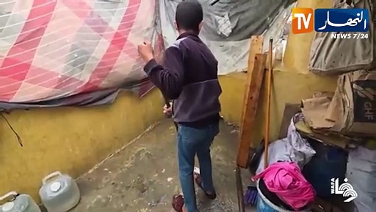 فلسطين: سوء الاحوال الجوية وتواصل العدوان الصهي...