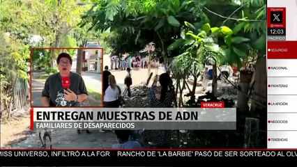 Familiares entregan ADN para identificar a desaparecidos entre miles de restos en Veracruz