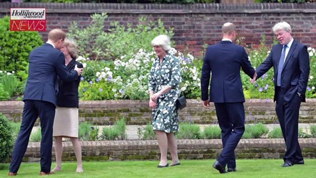 Prince William and Harry Unveil Princess Diana Statue at Kensington Palace | THR News