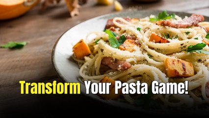 Butternut Squash Carbonara Pasta