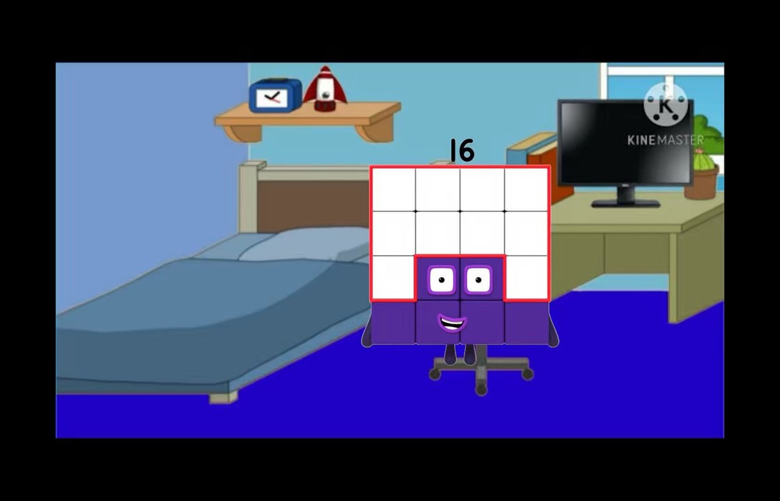 Numberblocks 16 watch YouTube/grounded