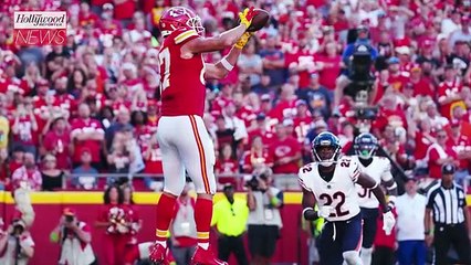 Travis Kelce Opens Up About Taylor Swift Appearance at Chiefs Game | THR News Video