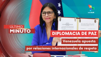 Vicepdta. Delcy Rodríguez aboga por un mundo con igualdad de derechos y paz