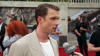 Ed Skrein on 'Jurassic World Rebirth' Final Cut: "It's Movie Magic" | THR Video