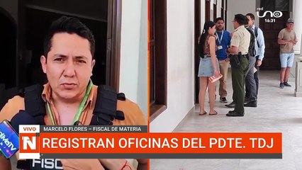 REGISTRARON OFICINAS DEL PDTE DEL TDJ