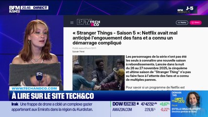 À lire sur le site Tech&Co : "Stranger Things - Saison 5", Netflix avait mal anticipé l'engouement des fans et a connu un démarrage compliqué, par Salomé Ferraris - 27/11