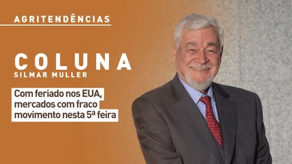 Com feriado nos EUA, mercados com fraco movimento nesta 5ª feira
