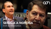 Luis Armando Melgar señala a Noroña por su misoginia