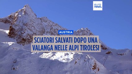 Austria, otto sciatori salvati dopo una valanga sul ghiacciaio dello Stubai