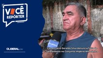 Comerciário Geraldo Silva denuncia falta de saneamento no Conjunto Império Amazônico