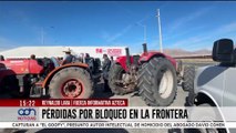 Agricultores mantienen bloqueo en la frontera; crecen pérdidas por días de cierres carreteros