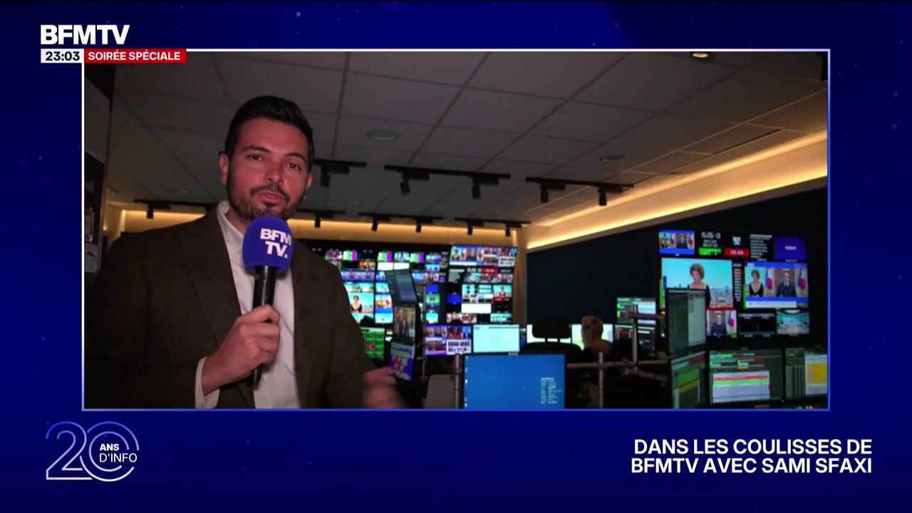 20 ANS DE BFMTV - Sami Sfaxi vous fait découvrir les coulisses de BFMTV
