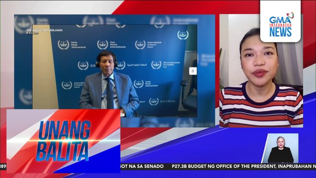 Panayam kay Atty. Kristina Conti, ICC Assistant to Counsel | Unang Balita