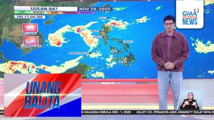 Weather update as of 6AM (November 28, 2025) | Unang Balita