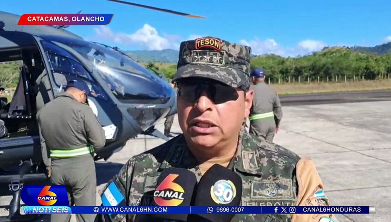 Trasladan material electoral en helicóptero a zonas nucleares de Catacamas