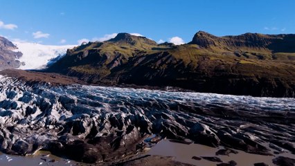 Este glaciar se partió en dos y cambió para siempre un valle del sur de Islandia