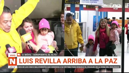 LUIS REVILLA RETORNÓ A BOLIVIA