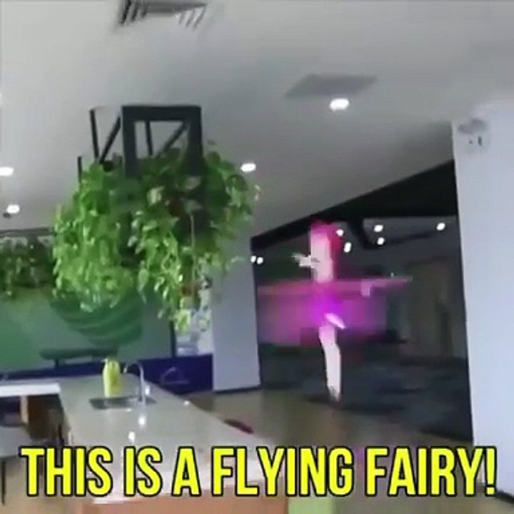 Flying Doll – Rechargeable Magic Flying Toy for Kids | Hand Sensor Control | LED Flashing Light Fairy Doll