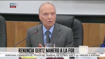 Senado reanuda sesión para analizar salida de Alejandro Gertz Manero de la FGR