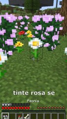 como conseguir tinte rosa en minecraft