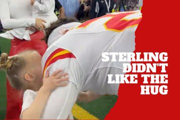 Patrick Mahomes’ hug didn’t sit well with Sterling