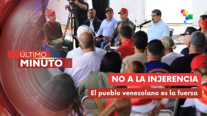 Pdte. Nicolás Maduro reconoce que la fuerza está en el pueblo