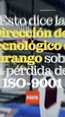 🏫 Alumnos reportan la pérdida del ISO 9001, pero la dirección del ITD asegura que trabajan para recuperarlo 📝
