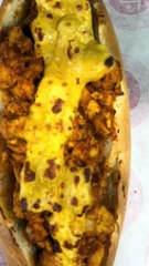 Panini with marinated chicken, spicy sauce, and cheddar #Panini #SpicyChicken #Cheddar #GrilledSandwich #Delicious