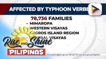 Higit 78,000 na pamilya, naapektuhan ng Bagyong #VerbenaPH