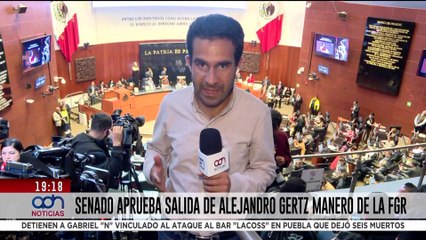 🚨¡Última Hora! Senado aprueba la salida de Gertz Manero: 74 votos a favor y 22 en contra
