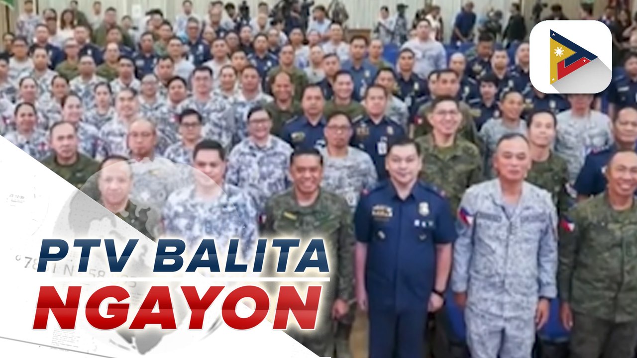AFP, PNP, at PCG, pinaalalahanan ni AFP Chief, GEN. Romeo Brawner Jr ...