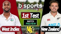 West Indies vs New Zealand 2025 | WI vs NZ 1st Test Match Preview |