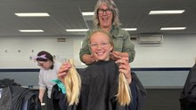 Be Brave and Shave fundraiser at Trevallyn Primary School | The Examiner | November 28, 2025