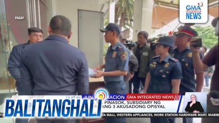 Hotel kung saan nagtatago umano ang 3 opisyal ng Sunwest, Inc. na akusado sa kasong graft at malversation, pinasok ng NBI at PNP para isilbi ang warrant of arrest | Balitanghali
